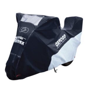 Husa motocicleta OXFORD RAINEX culoare gri/negru, marime XL - cu un loc pentru portbagaj