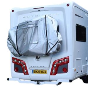 Husa motocicleta OXFORD Aquatex Touring Deluxe culoare argintiu - 1-2 biciclete cu curea fixare