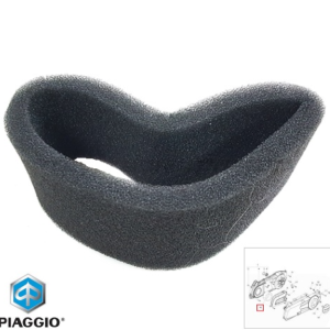 Filtru aer capac transmisie original Aprilia SR 125 MAX (11-14) - Piaggio MP3 125-300 - Beverly 300 (10-16) - X7 - X10 125cc