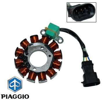 Magnetou (stator aprindere) original Aprilia Scarabeo – Vespa LX - Primavera - S - Sprint 4T 4V AC 50cc