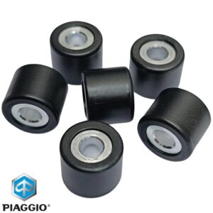 Set role variator 19x17x12gr originale Piaggio Fly - Liberty - Vespa 946 - GTS - LX - Primavera - S - Sprint 125-150cc - set 6 role
