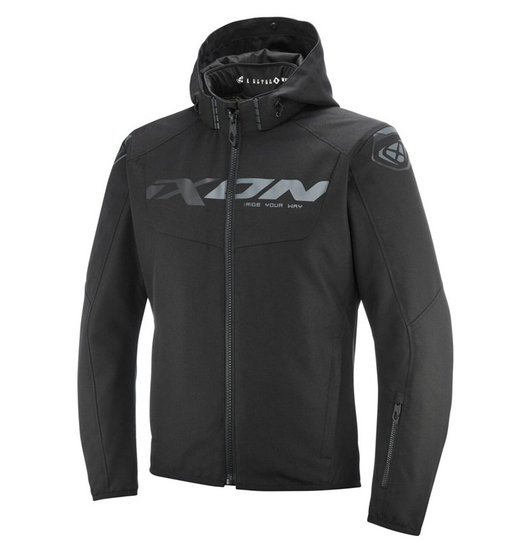 Geaca (jacheta) motociclete barbati textil Roadster Ixon All Season/iarna model Fierce WP MS culoare: negru, XXL