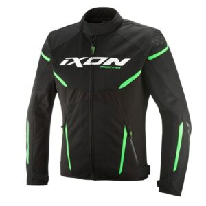 Geaca (jacheta) motociclete barbati Racing/Roadster Ixon vara model Striker 2 AIR WP MS culoare: negru/verde, M