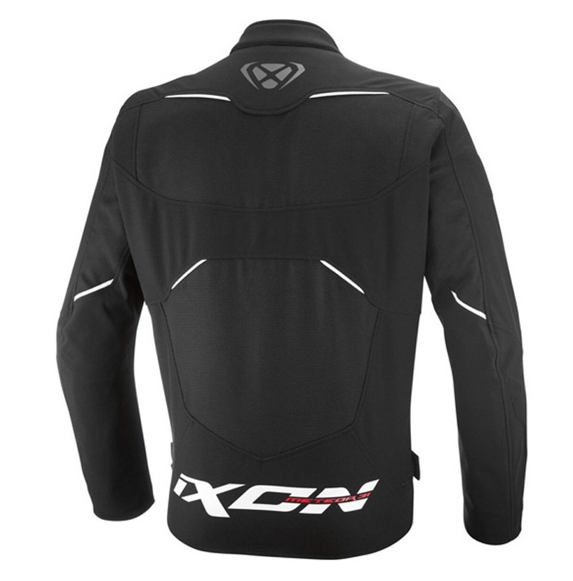 Geaca (jacheta) motociclete barbati Racing/Roadster Ixon All season model Meteor 31 MS culoare: negru/alb (concept 3 in 1), XXXL