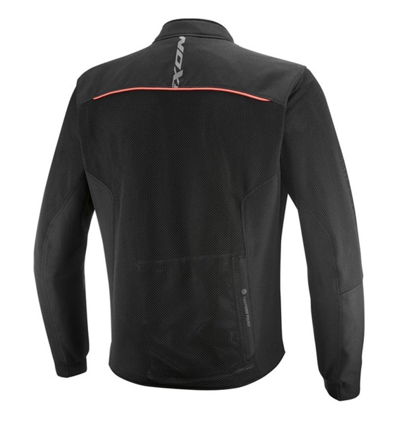 Geaca (jacheta) motociclete barbati Roadster Ixon vara model Ostro MS culoare: negru/rosu, M