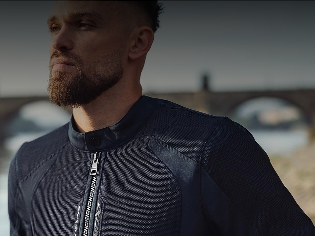 Geaca (jacheta) motociclete barbati Urban/Roadster Ixon vara model Shadow MS culoare: navy (albastru), XXXL