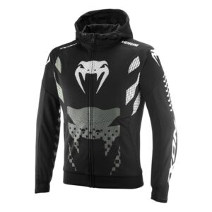 Geaca (hanorac tip hoodie) motociclete barbati Urban Ixon vara model Venum Touch-R MS culoare: negru/alb, XS