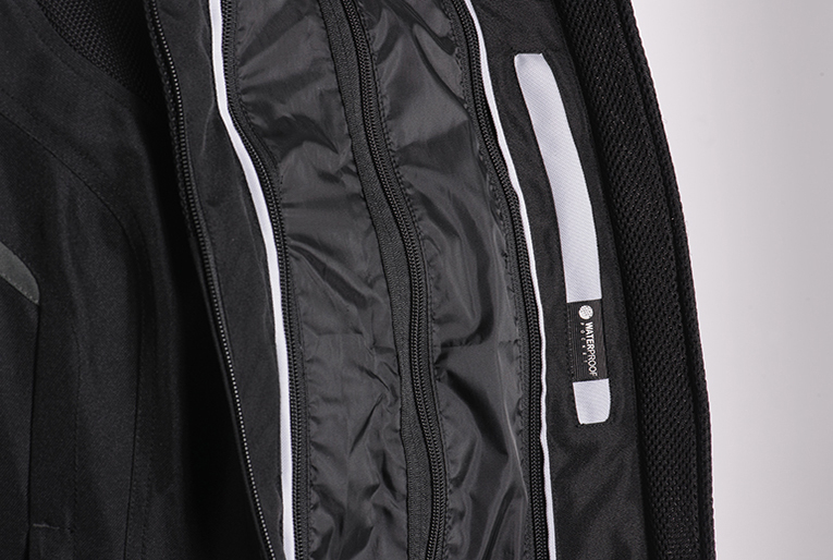 Geaca (jacheta) motociclete femei Racing/Roadster Ixon All season model Ilana Evo LS culoare: negru/alb, L