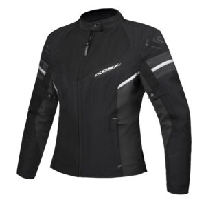 Geaca (jacheta) motociclete femei Racing/Roadster Ixon All season model Ilana Evo LS culoare: negru/antracit/argintiu, S