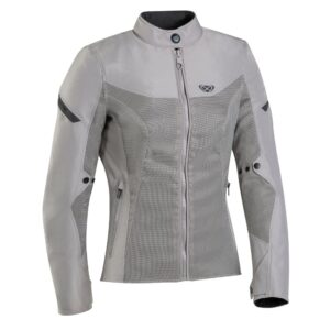 Geaca (jacheta) motociclete femei Racing/Roadster Ixon vara model Fresh LS culoare: greige (gri), XL