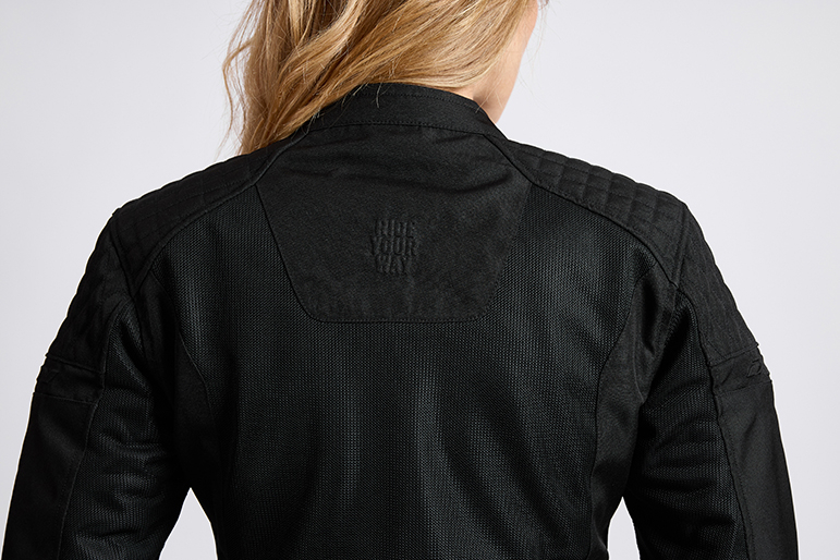 Geaca (jacheta) motociclete femei Urban/Heritage Ixon vara model Ozcan LS culoare: negru - tip croi: Fit, 2XL