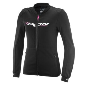 Geaca (jacheta) tip armura motociclete femei Racing/Roadster Ixon vara model Arma LS culoare: negru/alb/roz (geaca tip armura), XL
