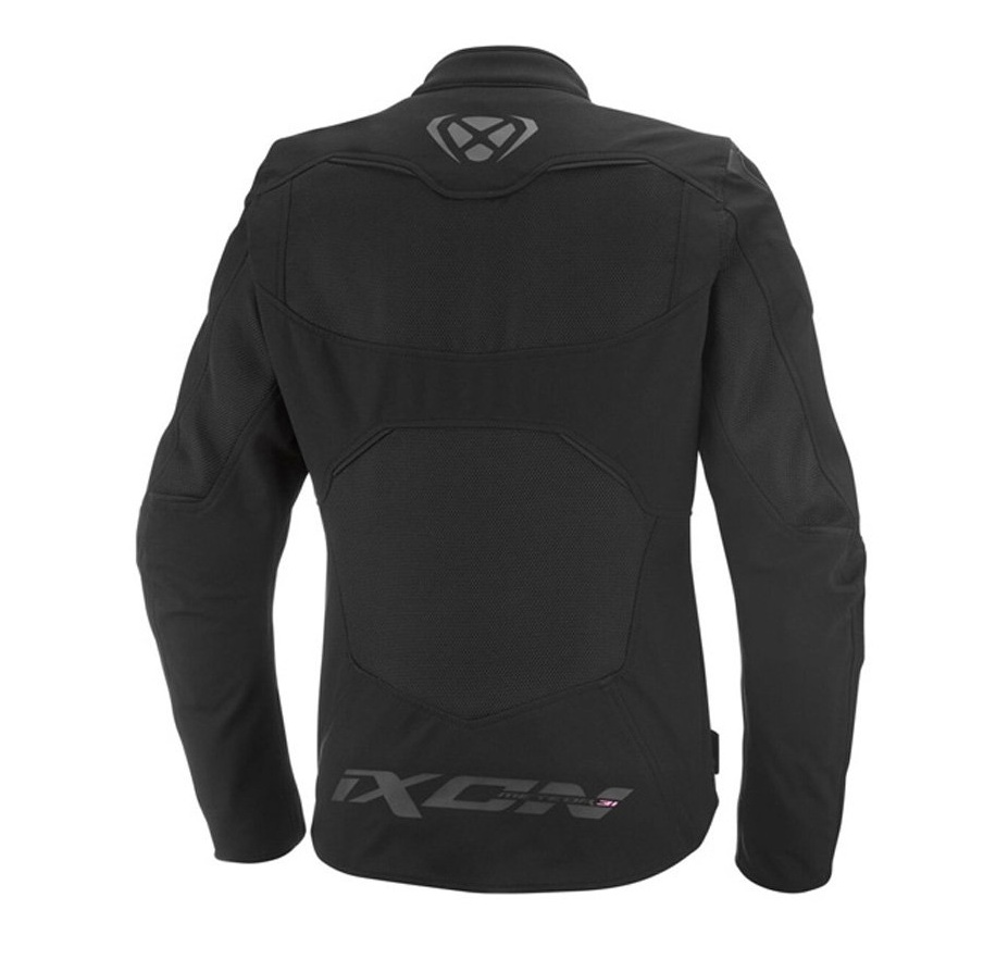 Geaca (jacheta) motociclete femei Racing/Roadster Ixon All season model Meteor 31 LS culoare: negru (concept 3 in 1), L