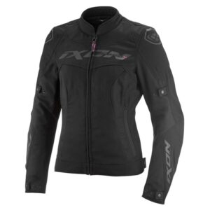 Geaca (jacheta) motociclete femei Racing/Roadster Ixon All season model Meteor 31 LS culoare: negru (concept 3 in 1), XL