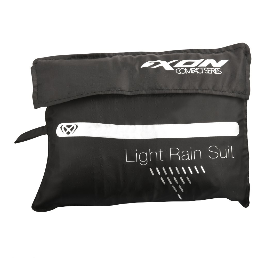 Costum moto ploaie Ixon model Compact Suit culoare: negru (montare peste echipament) - Negru, XS