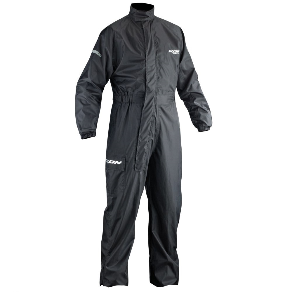 Costum moto ploaie Ixon model Compact Suit culoare: negru (montare peste echipament) - Negru, XS