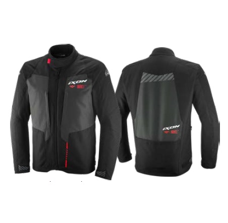 Geaca (jacheta) motociclete barbati Touring/Adventure Ixon All season model TYR MS culoare: negru/antracit/rosu, M