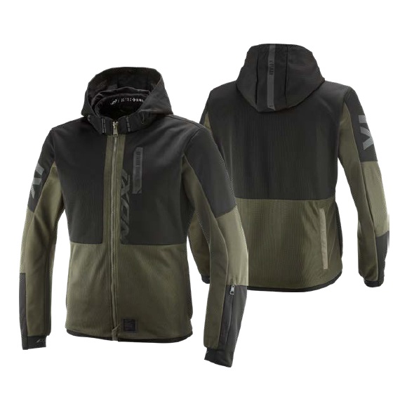 Geaca (jacheta) motociclete barbati Urban Ixon vara model Park Air MS culoare: khaki/negru, S