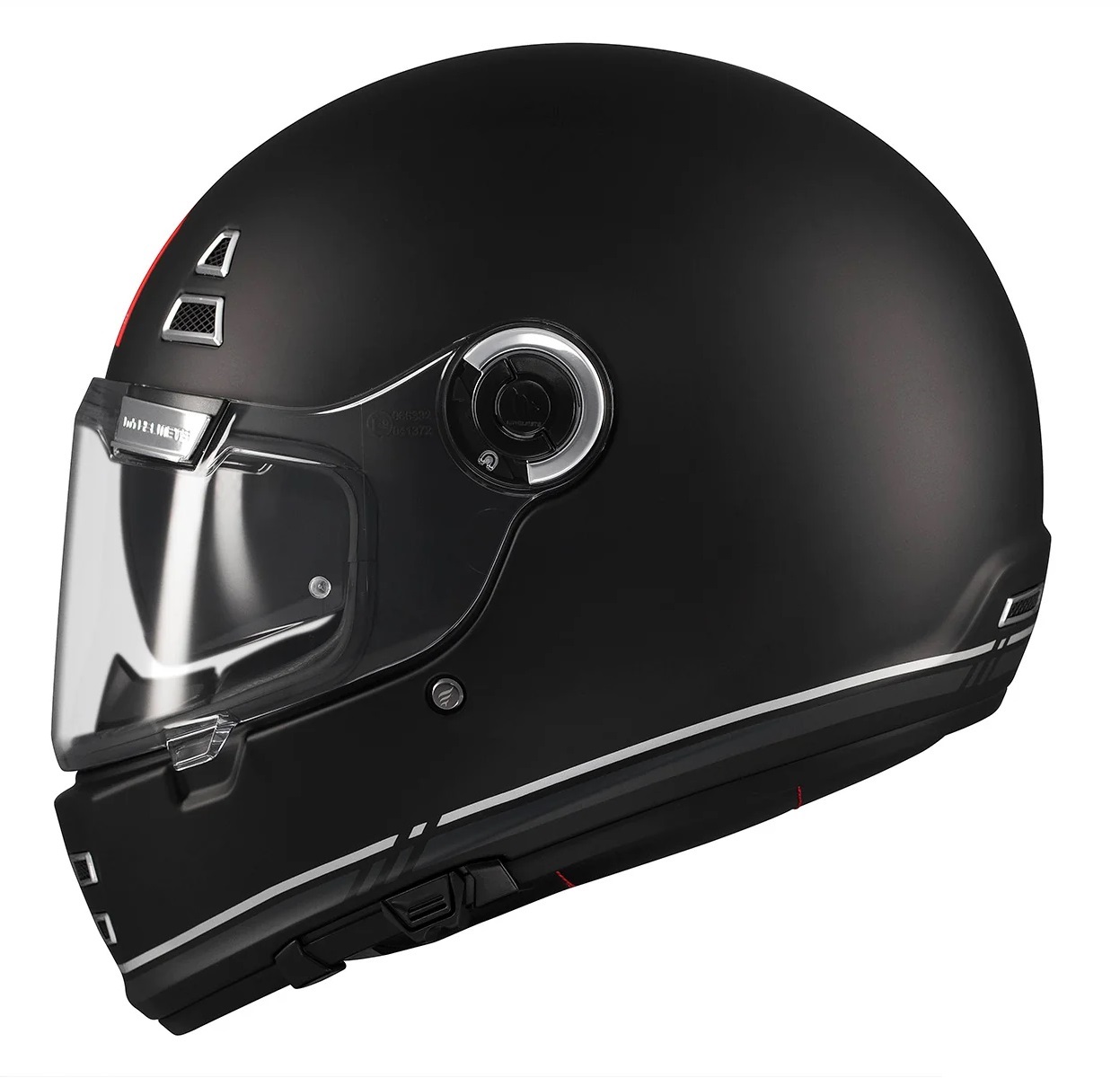 Casca integrala MT Jarama SV B2 negru mat - model Retro - Cafe Racer (ochelari soare integrati) - tip viziera: MT-V-32 - Negru mat, XXL (63/64cm)
