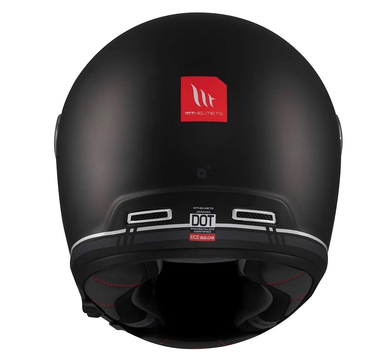 Casca integrala MT Jarama SV B2 negru mat - model Retro - Cafe Racer (ochelari soare integrati) - tip viziera: MT-V-32 - Negru mat, XXL (63/64cm)