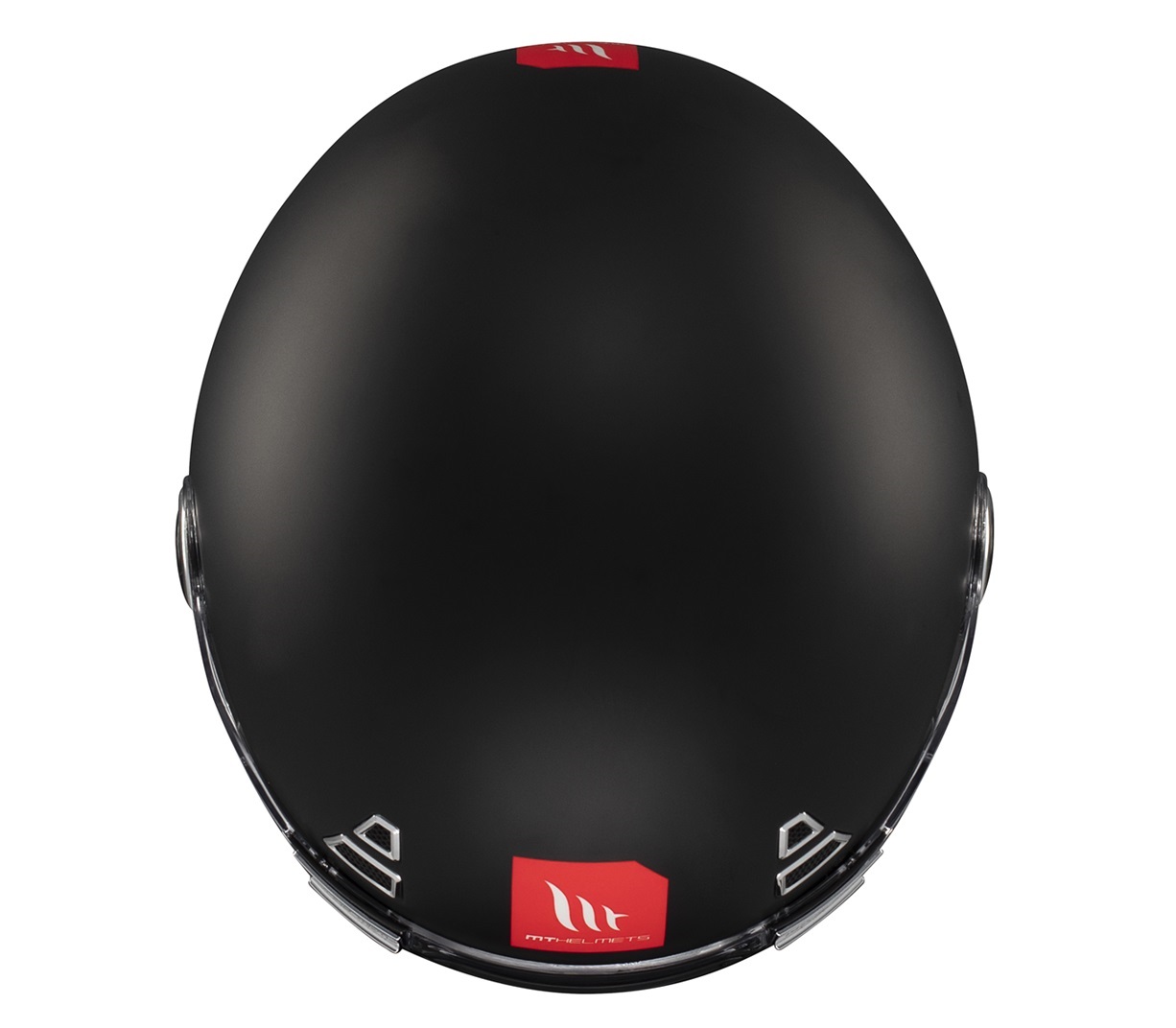 Casca integrala MT Jarama SV B2 negru mat - model Retro - Cafe Racer (ochelari soare integrati) - tip viziera: MT-V-32 - Negru mat, XXL (63/64cm)