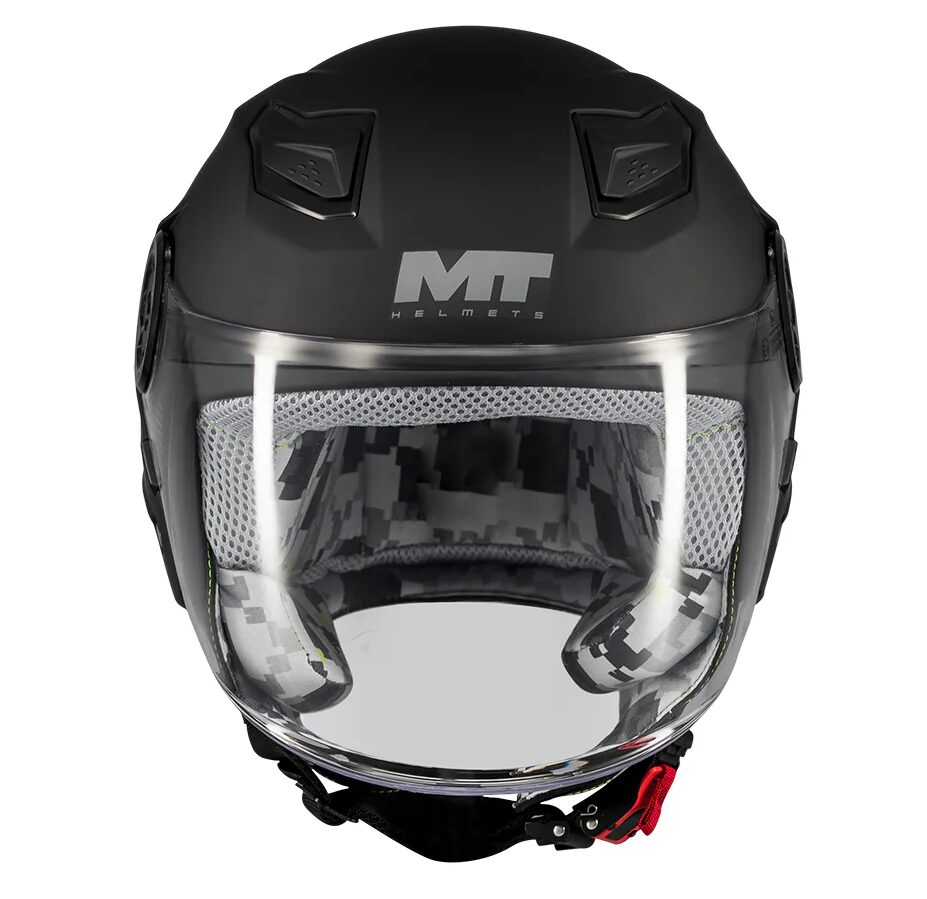 Casca open face MT Lite Kids Pure A1 negru mat - casca de copii - Negru mat, M kids (51/52cm)