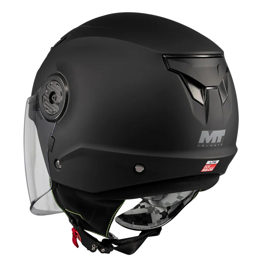 Casca open face MT Lite Kids Pure A1 negru mat - casca de copii - Negru mat, M kids (51/52cm)