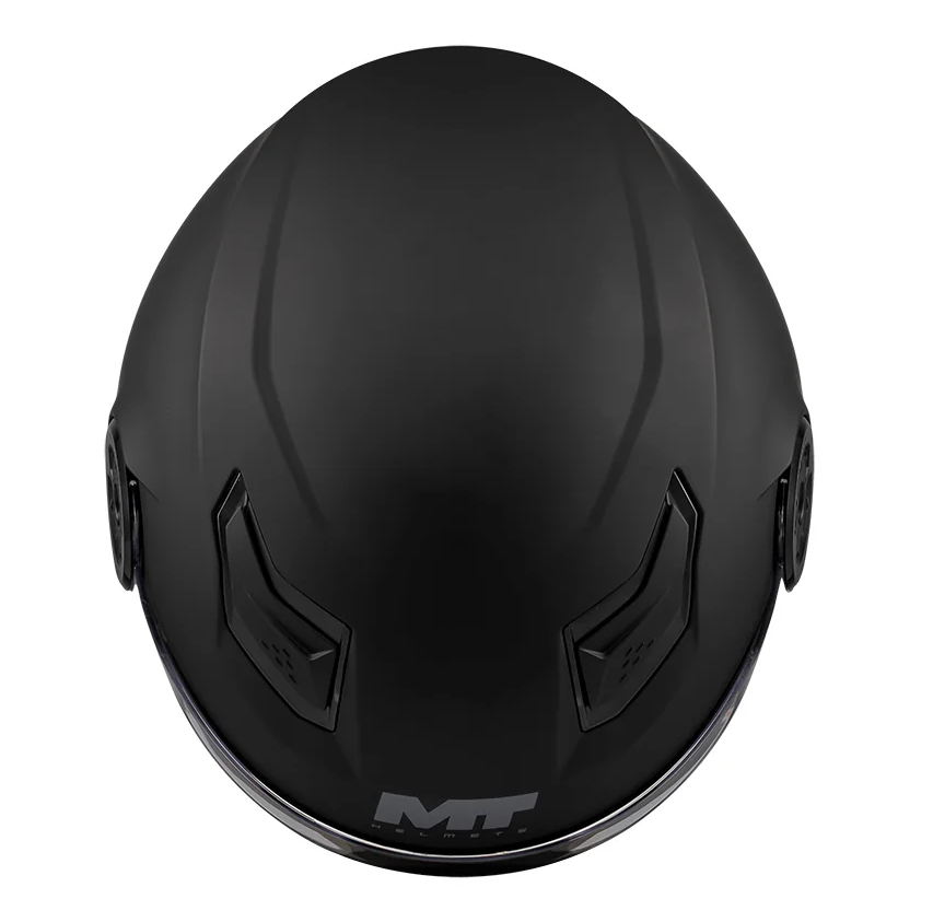Casca open face MT Lite Kids Pure A1 negru mat - casca de copii - Negru mat, M kids (51/52cm)