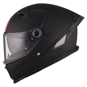 Casca integrala MT Braker SV A1 negru mat (ochelari soare integrati) - tip viziera: MT-V-28B - DKS435 - punctaj maxim SHARP Test - 5 stele - Negru mat, XS (53/54cm)