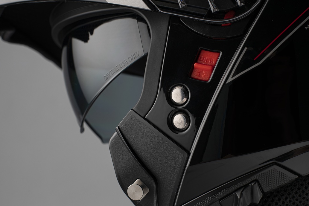 Casca modulabila MT Genesis SV Pure A1 negru lucios Pinlock ready - omologare noua ECE 22.06 - tip viziera: MT-V-25, L