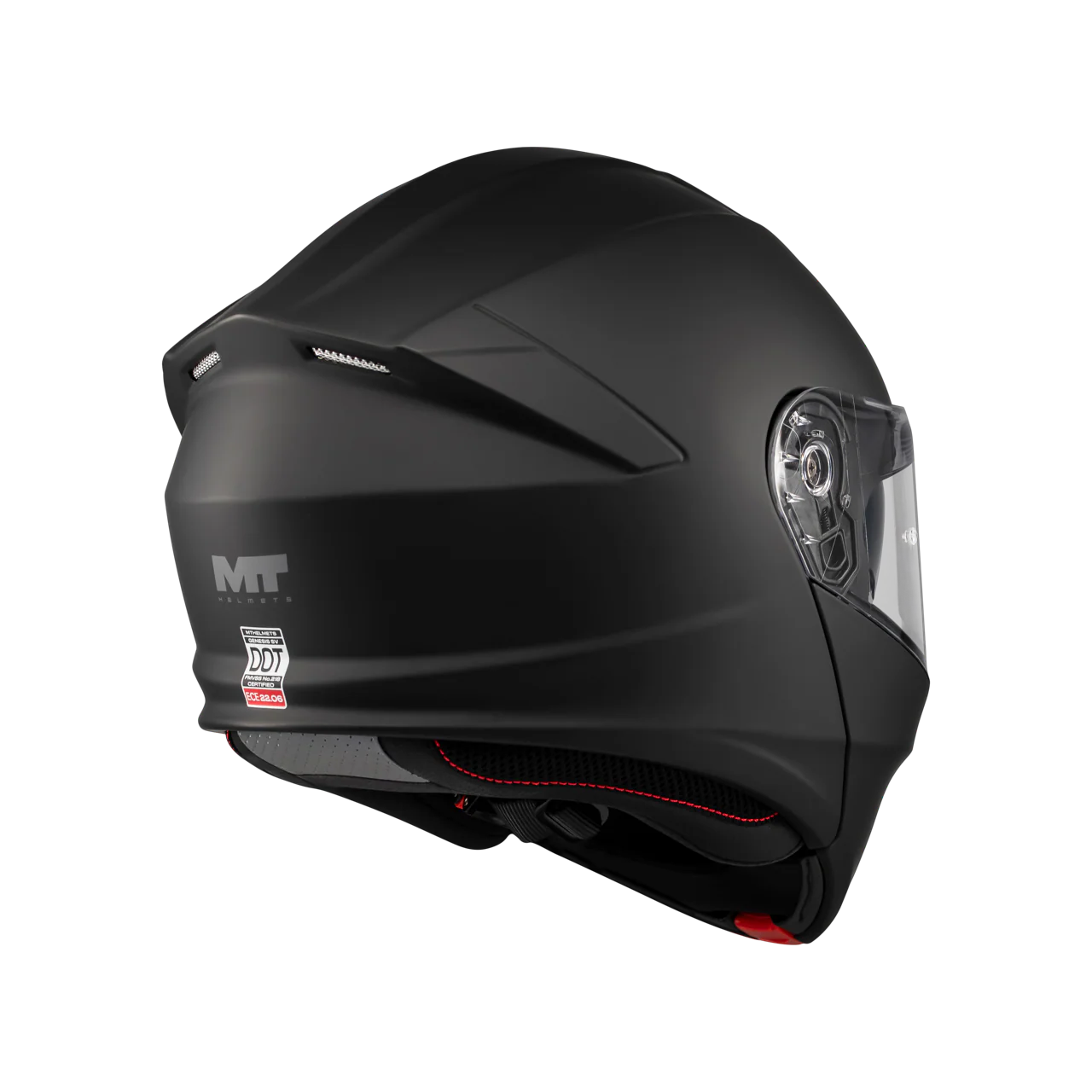 Casca modulabila MT Genesis SV Pure A1 negru mat Pinlock ready - omologare noua ECE 22.06 - tip viziera: MT-V-25, L (59/60cm)
