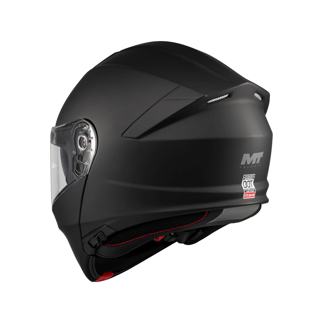 Casca modulabila MT Genesis SV Pure A1 negru mat Pinlock ready - omologare noua ECE 22.06 - tip viziera: MT-V-25, L (59/60cm)