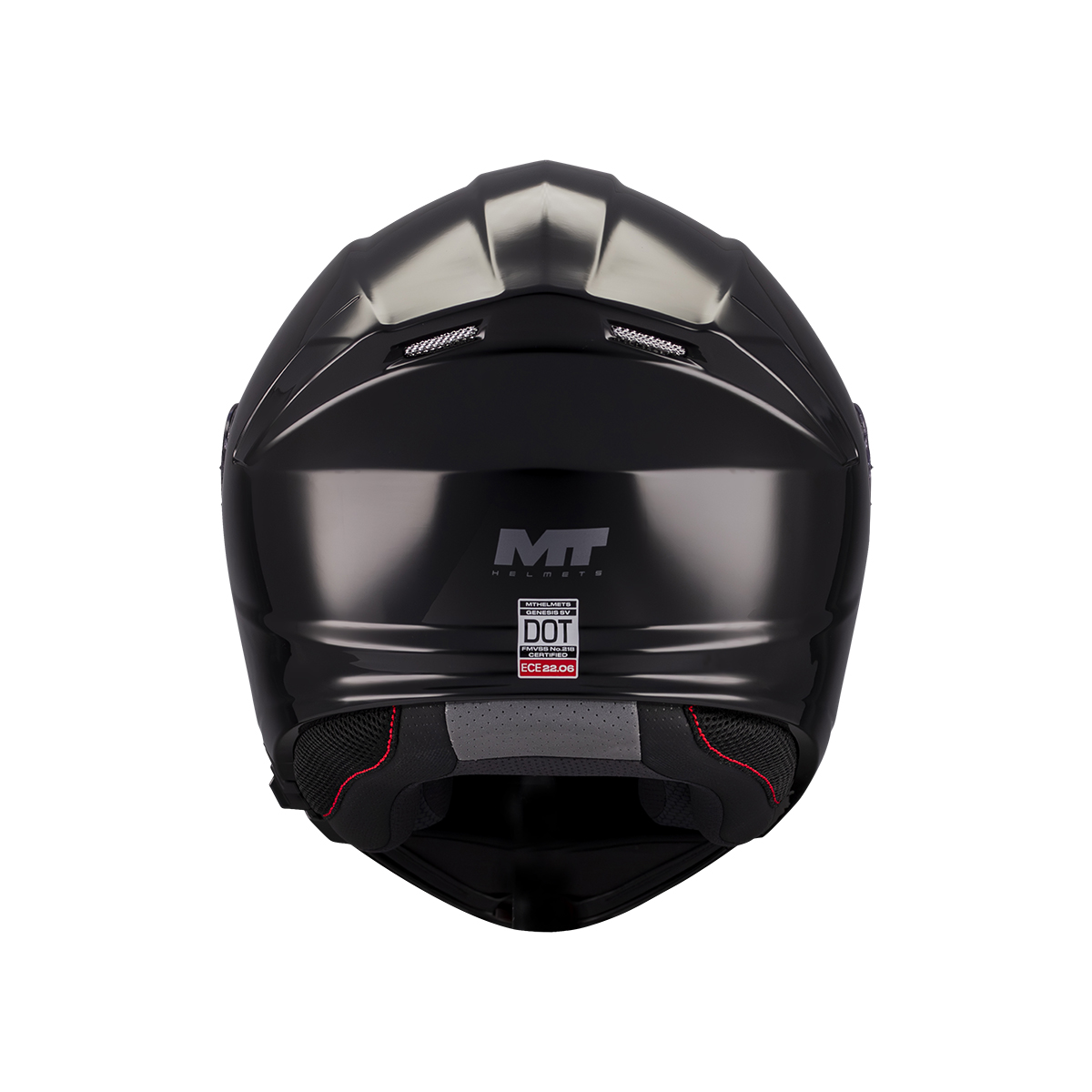 Casca modulabila MT Genesis SV Pure A1 negru lucios Pinlock ready - omologare noua ECE 22.06 - tip viziera: MT-V-25, L