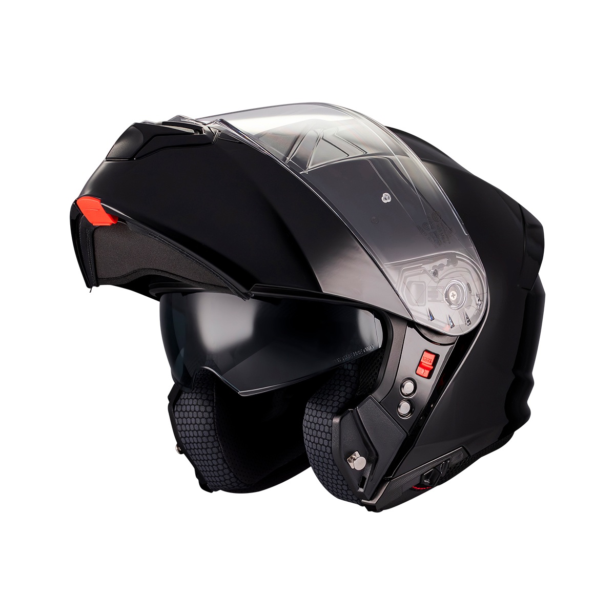 Casca modulabila MT Genesis SV Pure A1 negru lucios Pinlock ready - omologare noua ECE 22.06 - tip viziera: MT-V-25, L