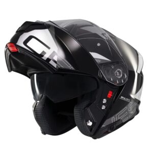 Casca modulabila MT Genesis SV Atempo B2 negru/gri lucios Pinlock ready - omologare noua ECE 22.06 - tip viziera: MT-V-25, L (59/60cm)