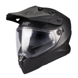 Casca touring/adventure MT model Track SV Pure A1 negru mat – tip viziera: HS 12 - Negru mat, M (57/58cm)
