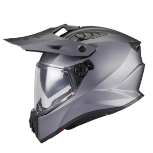 Casca touring/adventure MT model Track SV Pure A2 gri mat – tip viziera: HS 12 - Gri mat, XL (61/62cm)