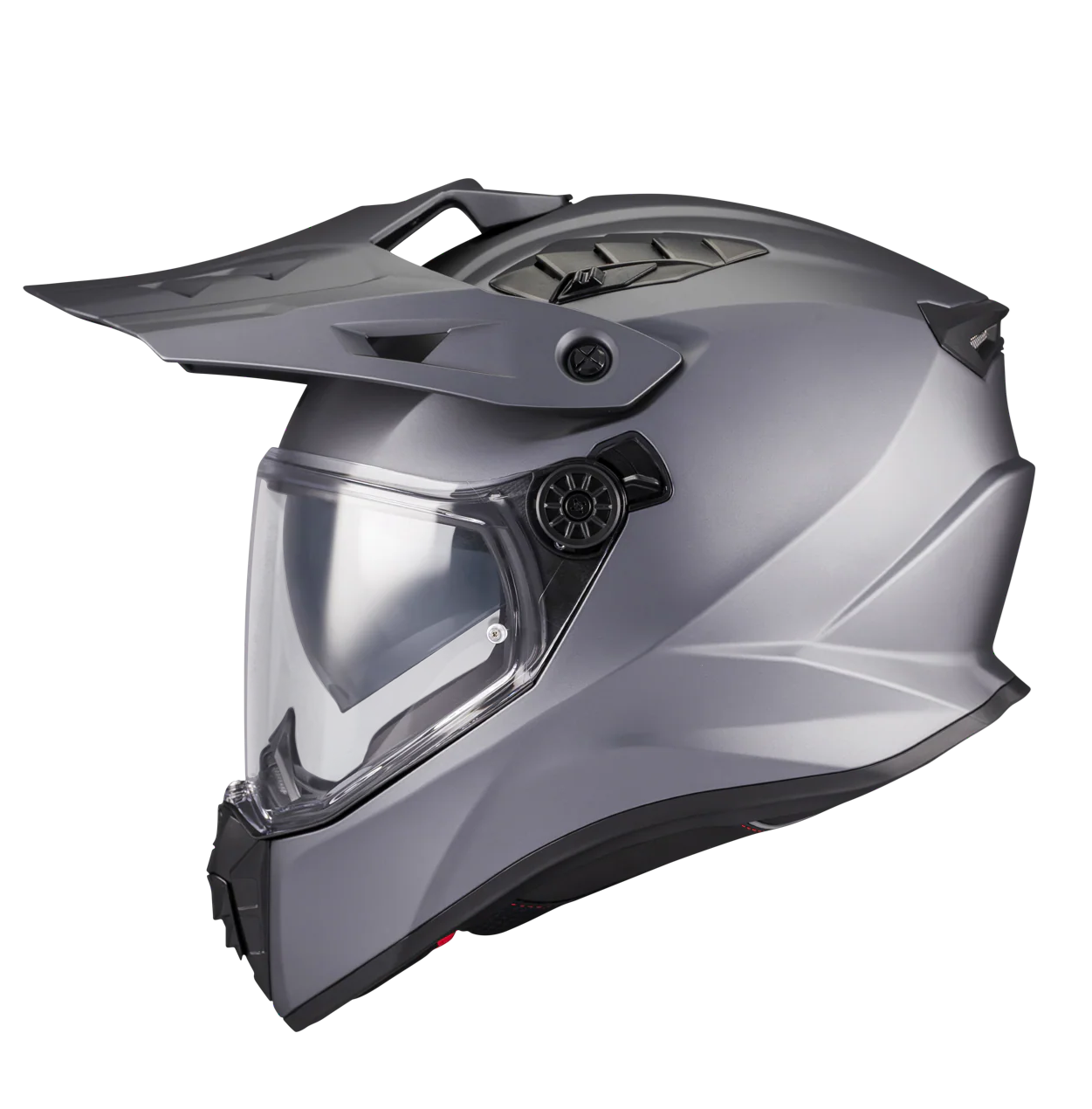 Casca touring/adventure MT model Track SV Pure A2 gri mat – tip viziera: HS 12 - Gri mat, XL (61/62cm)