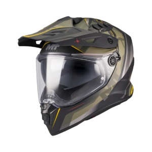 Casca touring/adventure MT model Track SV Questor B6 verde military mat – tip viziera: HS 12 - Verde Military mat, S (55/56cm)