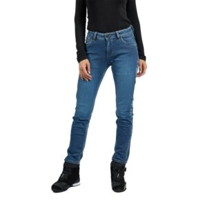 Blugi (jeans) moto femei Ixon model Billie LS culoare: albastru (stonewash) (Cordura® Denim) - Slim Fit - clasa AA - Albastru, US27