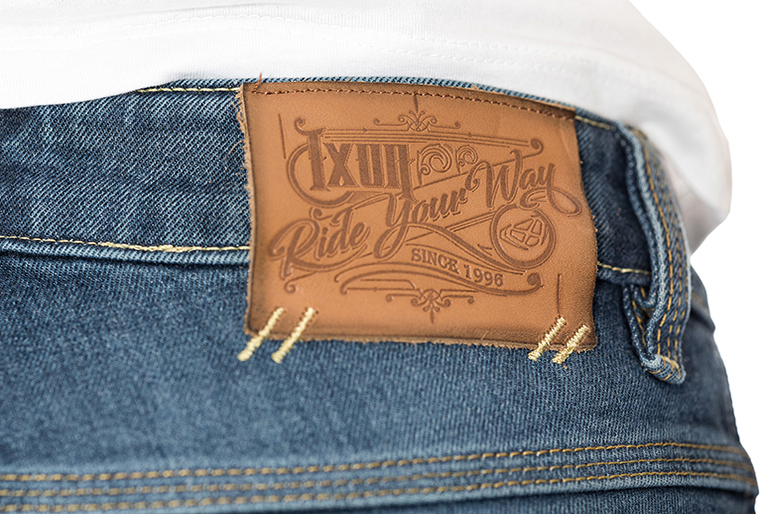 Blugi (jeans) moto femei Ixon model Billie LS culoare: albastru (stonewash) (Cordura® Denim) - Slim Fit - clasa AA - Albastru, US28