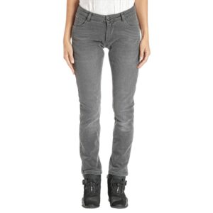Blugi (jeans) moto femei Ixon model Billie LS culoare: gri (washed grey) (Cordura® Denim) - Slim Fit - clasa AA - Gri, US27