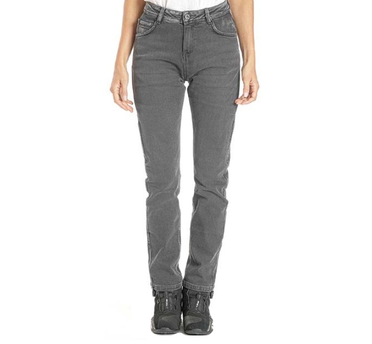 Blugi (jeans) moto femei Ixon model Dany LS culoare: negru (washed black) (Cordura® Denim) - Regular - clasa AA - Negru, US26