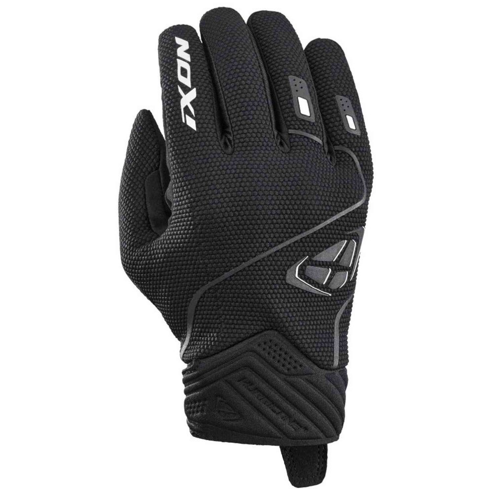 Manusi barbati Roadster vara Ixon model Hurricane 2 MS culoare: negru/alb – degete tactile, S (7/8)