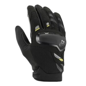 Manusi barbati Naked/Adventure vara Ixon model Namak MS culoare: negru/galben – degete tactile, 3XL (13/14)