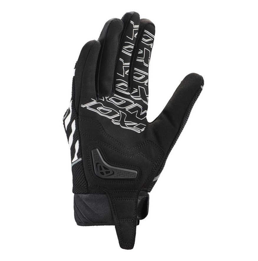 Manusi barbati Roadster vara textil Ixon model Venum Hurry culoare: negru/gri/alb – degete tactile, M (8/9)