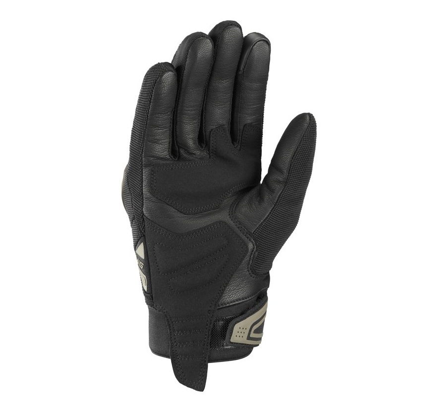 Manusi barbati Roadster vara textil/piele Ixon model MIG 2 MS culoare: negru/khaki - degete tactile, XL (10/11)