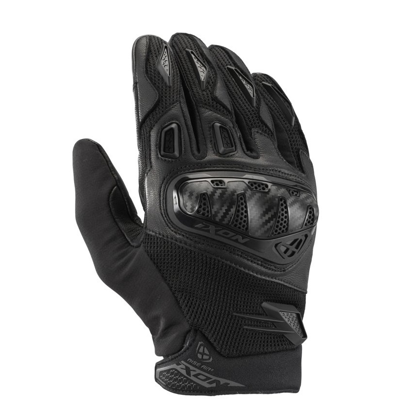 Manusi barbati Roadster vara piele/textil Ixon model Rise Air 2 MS culoare: negru - degete tactile, 2XL (11/12)