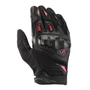 Manusi barbati Roadster vara piele/textil Ixon model Rise Air 2 MS culoare: negru/rosu - degete tactile, 3XL (13/14)