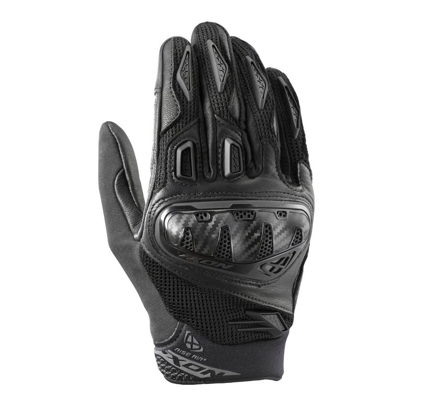 Manusi femei Roadster vara piele/textil Ixon model Rise Air 2 LS culoare: negru - degete tactile - Negru, XS (6/7)
